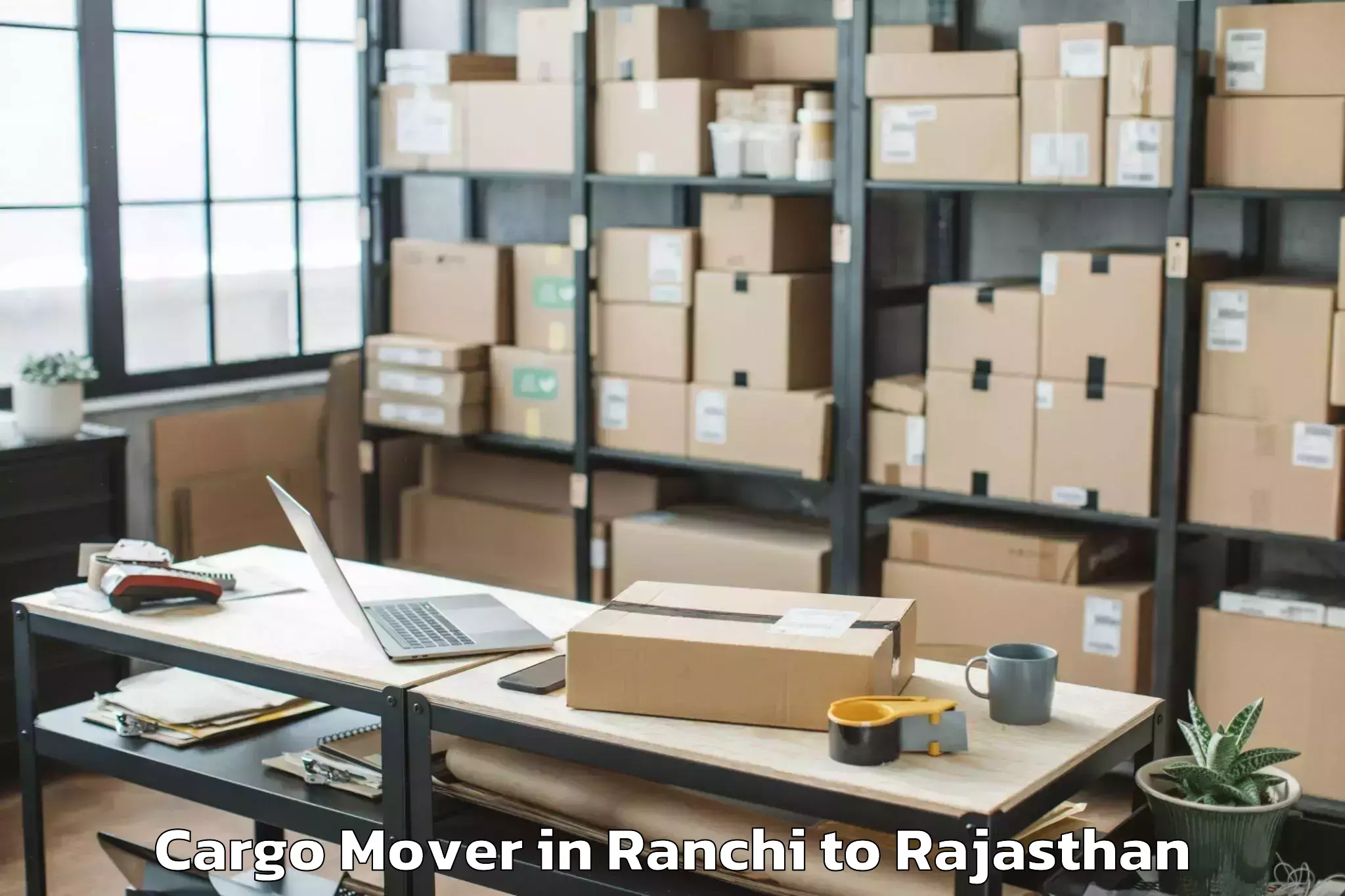 Hassle-Free Ranchi to Jhalawar Cargo Mover